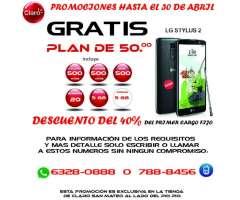 Lg Stylus Ii Gratis en Plan de 50.00