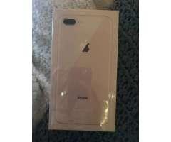 Sellado iPhone 8 Plus 64 Dorado 1 año de garantía Apple