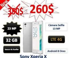 Nuevo&#x21; Sony Xperia X 32GB Unlocked 23MP LTE Doble Bocina 13MP frontal Sensor de Huella&#x2...