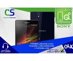 Servicio técnico especializado en reparaciones de tablets y celulares Sony