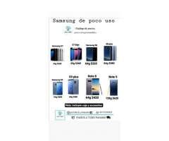 Samsung Note, S6, S7, S8 Plus, S9 Y S9 P