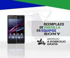 Servicio técnico especializado en reparaciones de pantalla de celulares y tablets Sony
