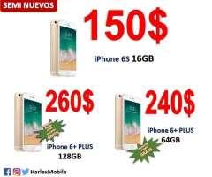 OFERTAS&#x2a;SemiNuevos&#x21;  iPhone 6S &#x2f; 6 PLUS 64&#x2f;128GB LIBRES Sensor de Huella 10...